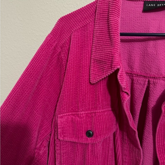 Lane Bryant Pink Corduroy Jacket - Picture 3 of 5